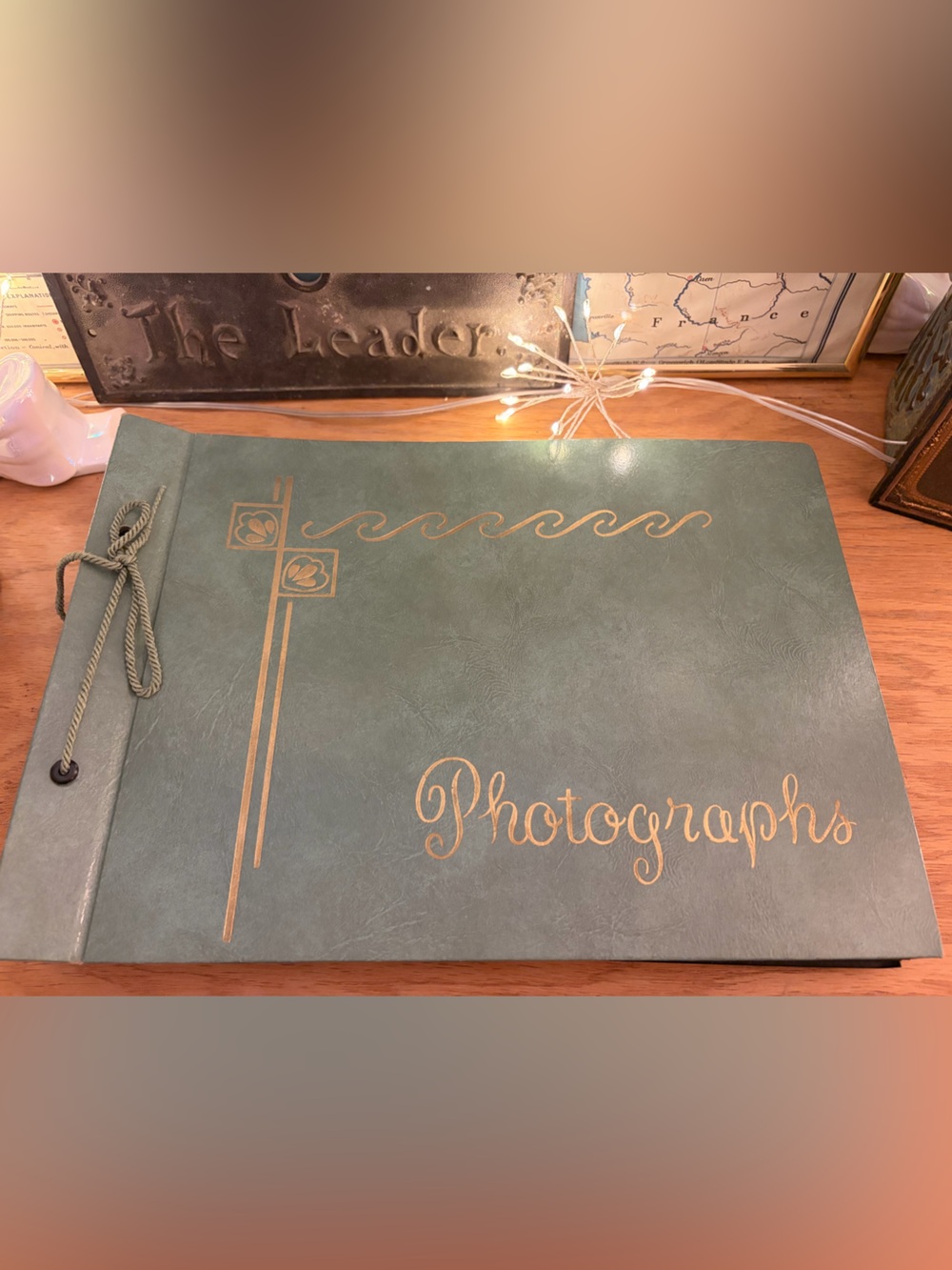 ✨ MINT VTG 1940s Springfield Photo Album 140 Pages Blank Deadstock